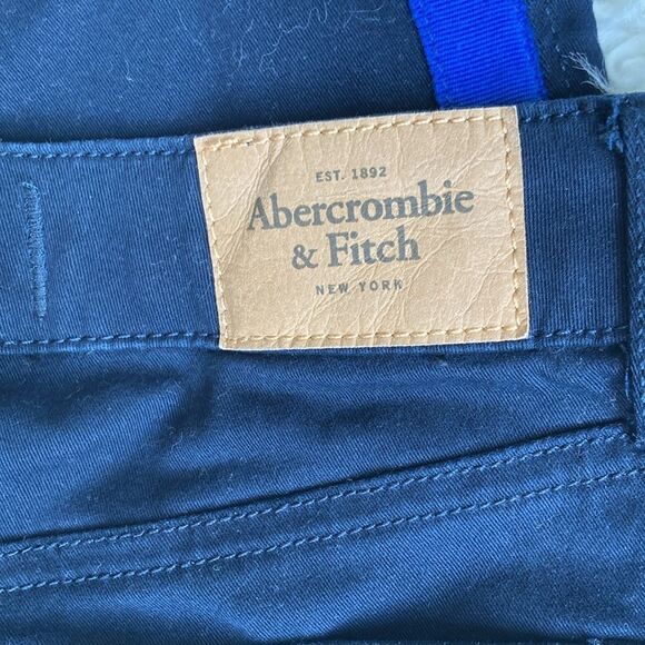 Abercrombie & Fitch Five Pocket Zip Fly Side Stripe Pants Size 24 EUC - Picture 10 of 12